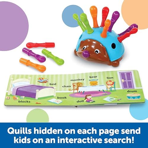 Learning Resources Spike the Fine Motor Hedgehog First Words - Toddler Activity Toys, Preschool Fine Motor Skills, Age 18 Months+ thumbnail 3