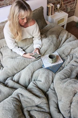 Byourbed Bae, She Thick® - Coma Inducer® Oversized Queen Comforter Set - Silver Sage thumbnail 7