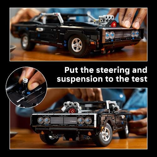 LEGO Technic Fast and Furious Dodge Charger R/T Car 42231 | Building Sets for Adults, Ages 18+, Highly Detailed Model Car Kit for Display, 1516 pieces, Gift for Fans of the Movie thumbnail 4
