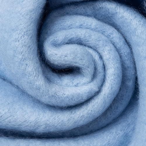 AUSEKALY Women's Scarf Big Colorful Thick Blanket Wrap Winter Oversized Warm Chunky Scarves Solid thumbnail 2