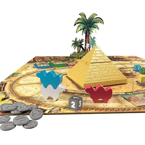 Camel Up (Second Edition) | Strategy , Dice Game | Family Board Game for Adults and Kids | Ages 8 and up | 3 to 8 Players | Average Playtime 30-45 Minutes | Made by Eggertspiele thumbnail 5