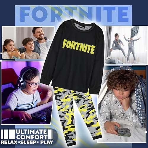 Get Trend Boys Pyjamas Set, Long PJs for Kids & Teens, Cosy Winter Loungewear Soft Official Nightwear, Gifts for Boys thumbnail 3