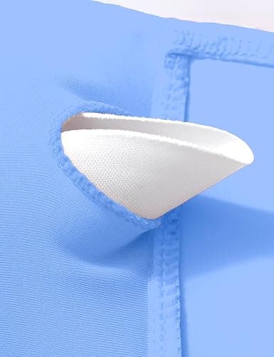Doumlop Girls Swimsuit Color Block Girls Bathing Suit Twist Tankini Set Two Piece Girl Swimwear Bikini Set for 9-16 Years thumbnail 8