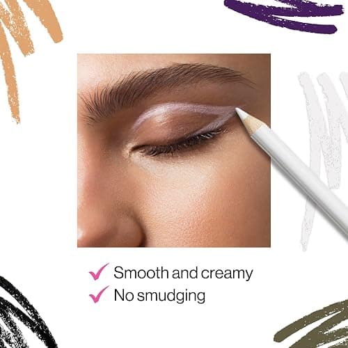 wet n wild Color Icon Kohl Eyeliner Pencil - Rich Hyper-Pigmented Color, Smooth Creamy Application, Long-Wearing Matte Finish Versatility, Cruelty-Free - You're Always White! thumbnail 3