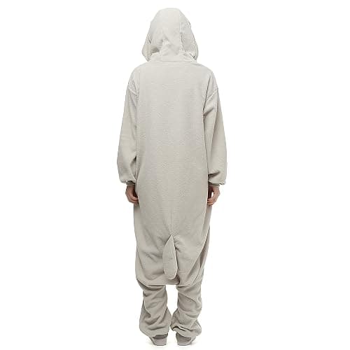 Wishliker Adult Onesie Animal Pajamas Halloween Cosplay Costumes Party Wear Blue thumbnail 4
