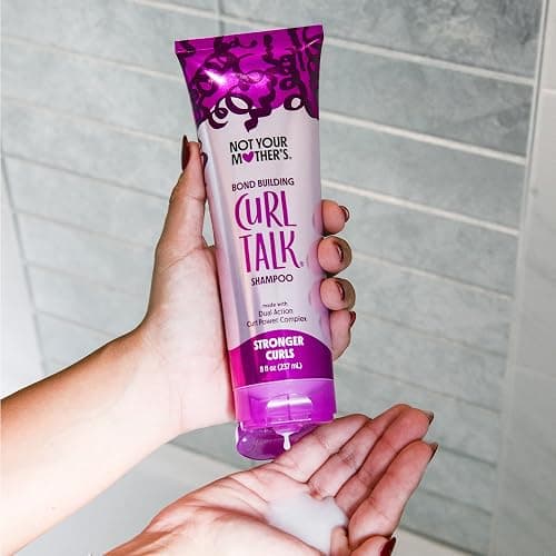 Not Your Mother's Curl Talk Bond Building Shampoo and Conditioner (2-Pack) - 8 fl oz - Strengthening Shampoo and Conditioner Set for Curly Hair - Designed for Curls, Waves, and Coils thumbnail 3