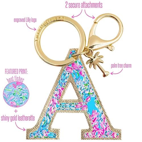 lily pulitzer letter keychain charm!! thumbnail 2