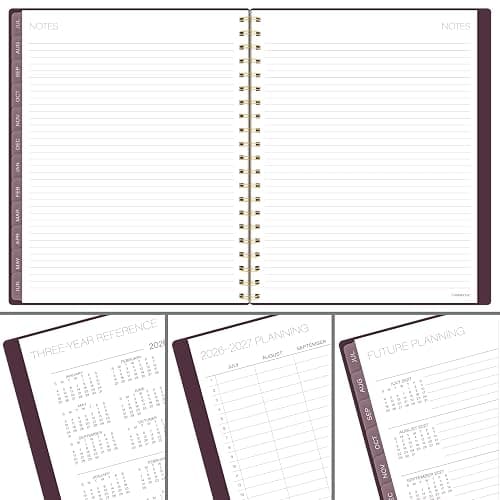 Cambridge Planner 2026-2027 Weekly & Monthly Academic 12-Month July-June, 8-1/2" x 11", Stria (1797-905A) thumbnail 9