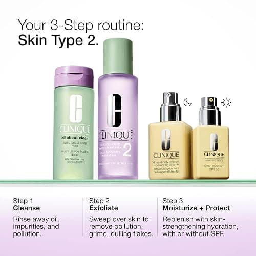 Clinique All About Clean Liquid Facial Soap Mild | Gentle Face Cleanser For Dry Combination Skin | Type 2 Face Wash | Step 1 in 3-Step Skin Care Routine thumbnail 4