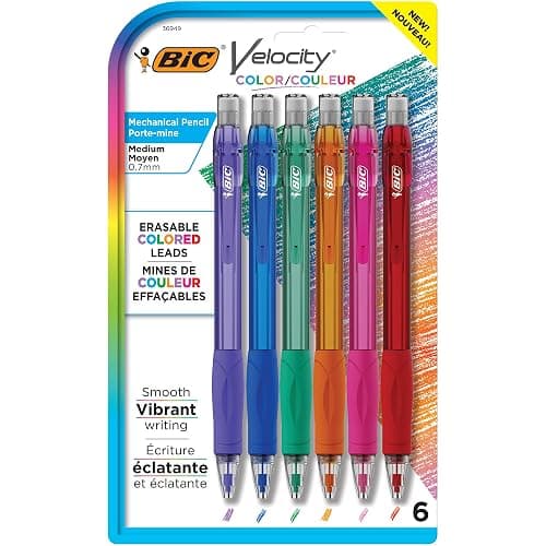 BIC Velocity Colored Lead Mechanical Pencils - Image 1