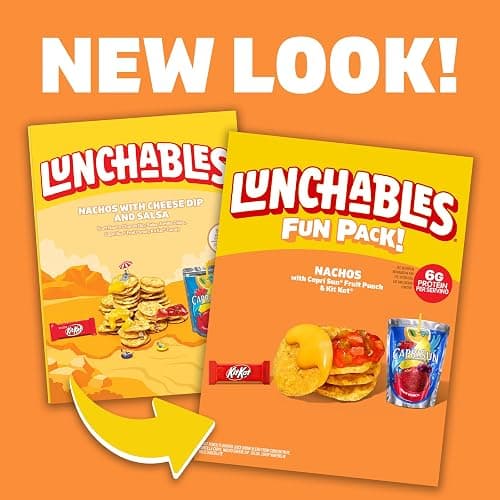 Lunchables Nachos with Capri Sun Fruit Punch & Kit Kat Fun Pack, 4.7 oz & 6 fl oz Package thumbnail 4