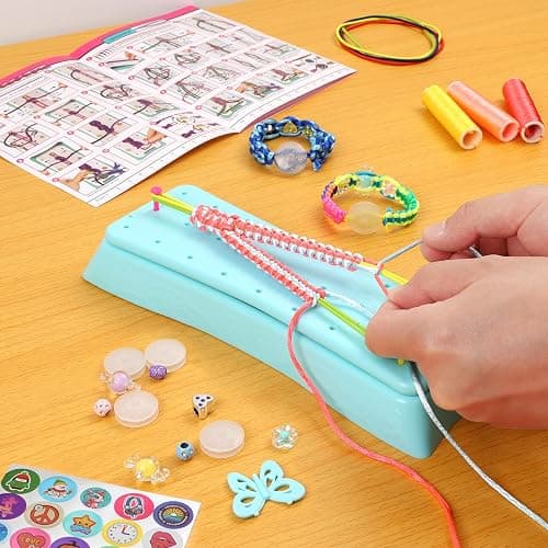 QXHOL Friendship Bracelet Making Kit for Girls - Arts Crafts for Kids String Bracelets Maker Set - Best Birthday Gift Ideas for 8-12 Year Old Girl & Popular Toys Ages 6 7 9 10 11, 8-13 yr Old thumbnail 2