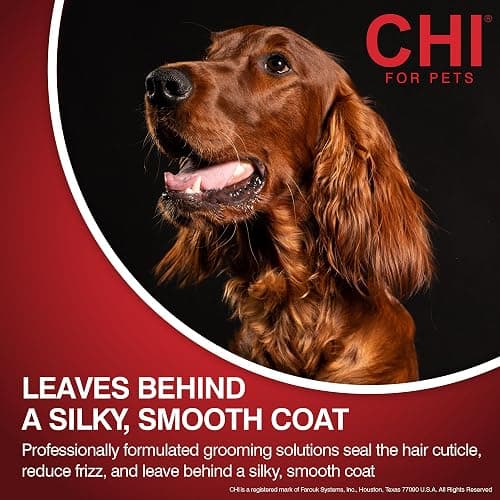 CHI for Dogs Oatmeal Dog Shampoo, Gentle Formula, 16 Fl Oz Bottle | Oatmeal formula, soothing gentle wash, dry itchy skin and dander, puppies and adult dogs thumbnail 3