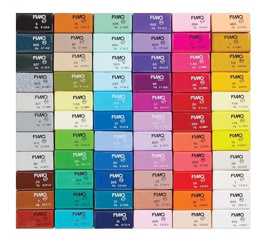 STAEDTLER FIMO Soft Polymer Clay - Oven Bake Clay for Jewelry, Sculpting, Crafting, 66 Pieces, Assorted Colors, 8023 C66-1 thumbnail 3
