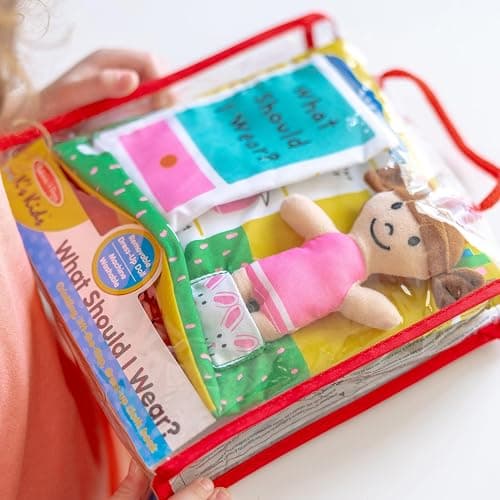 Melissa & Doug Soft Activity Baby Book - What Should I Wear? thumbnail 8