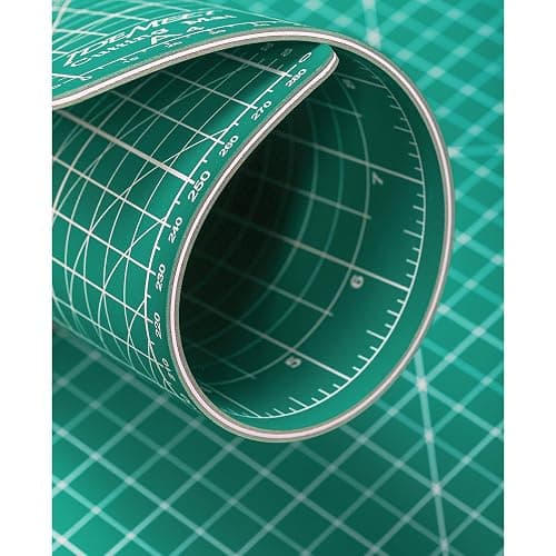 Density-upgraded 24" x 36" Large Self Healing Sewing Mat, Idemeet Rotary Cutting Mat 5-Ply Cut Board for Crafts Hobby Project, Scale Size 24" x 36", A1, Green thumbnail 5