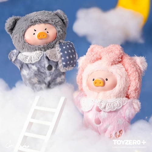 Lulu The Piggy Blind Box - LuLu's Dreaming Wonderland Series Plush Keychain Blind Boxes Figures Cute Stuffed Animals Kawai Mystery Box Toys Home Decorations Holiday Birthday Gifts, Single Box thumbnail 6