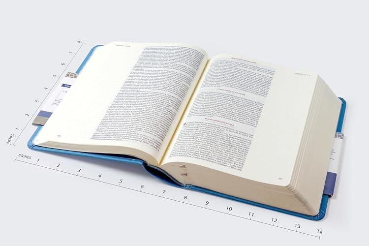 Biblia Católica de apuntes, Tapa dura/tela, Azul, Comfort Print (Spanish Edition) thumbnail 13