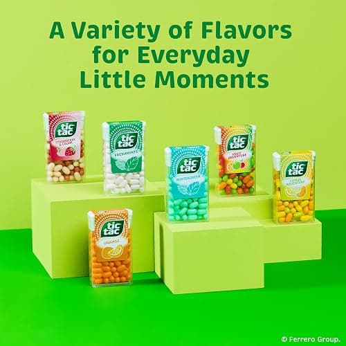 Tic Tac Orange, On-the-Go Pocket-Sized Mints, 100 pieces, Bulk 12 Pack, 1.7 oz Each thumbnail 8