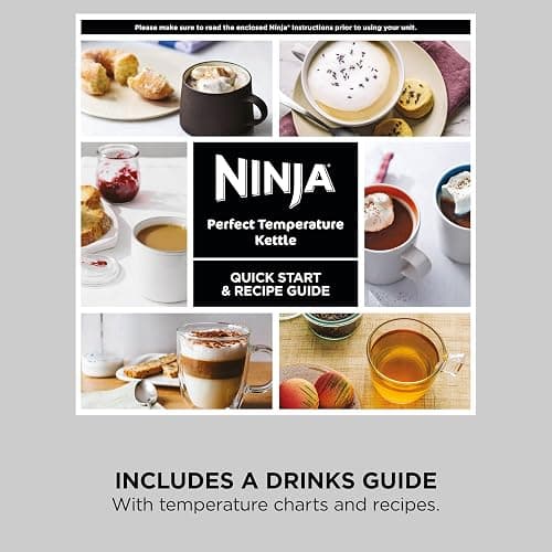 Ninja Perfect Temperature Kettle, LED Display, Black & Copper, KT200UKCP | 1.7L, Easy to Use Kettle with Rapid Boil and Temperature Control & Hold thumbnail 7