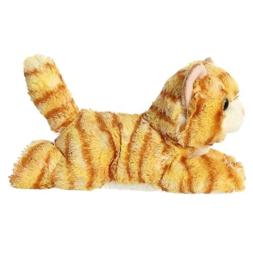 Aurora® Adorable Mini Flopsie™ Ginger Cat™ Stuffed Animal - Mini Companions Ready for Playful Adventures - for Kids All Ages, Toddlers, Adults, and Families - Orange 8 Inches thumbnail 4