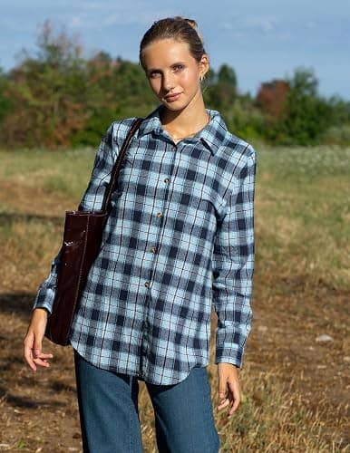 Zeagoo Flannel Shirt Plaid Shirts thumbnail 5
