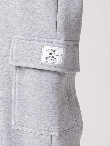 RoseSeek Boy's Wide Leg Cargo Pants Baggy Sweatpants Casual Sports Joggers Big Kids Long Trousers with Pockets thumbnail 6