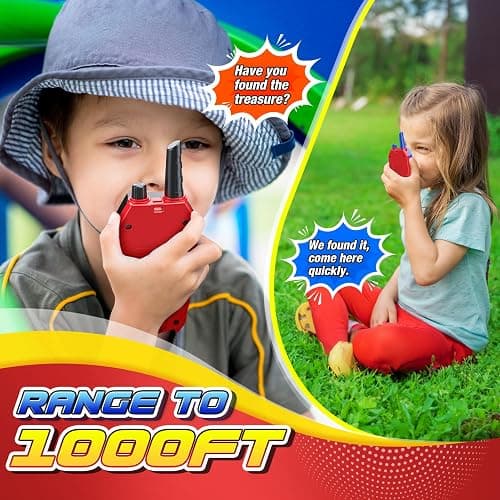 Cool Walkie Talkies for Boys Kids: Gifts Toys for 3 4 5 6 7 8 Year Old Boys Ages 5-7 Kids Walkie Talkies 2 Pack Outdoor Hiking Toy Age 3-8 Year Old Boy Girl Christmas Birthday Gifts Stocking Stuffers thumbnail 2