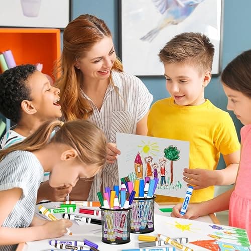 Aigybobo 240 Count Washable Markers Bulk, 12 Assorted Colors, Broad Line Conical Tip Coloring Markers for Kids, Markers Bulk Pack for Classroom, School Art Supplies & Back to School Supplies thumbnail 6