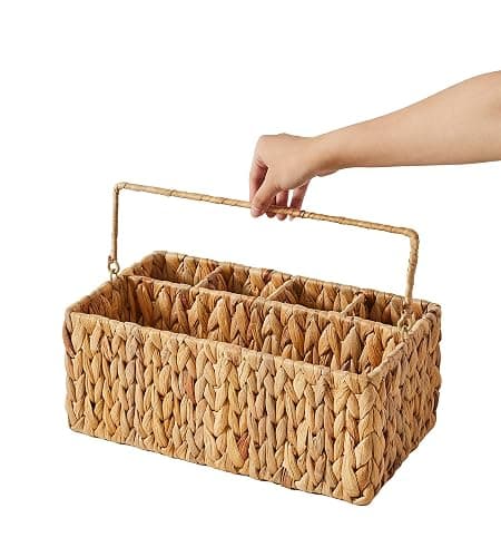 Berdeng Utensil Caddy, Utensil Basket for Table,Napkin and Utensil Holder, Silverware Caddy, Cutlery Holder, Utensil Holder for Party, Picnic Caddy for Plates and Utensils… thumbnail 8