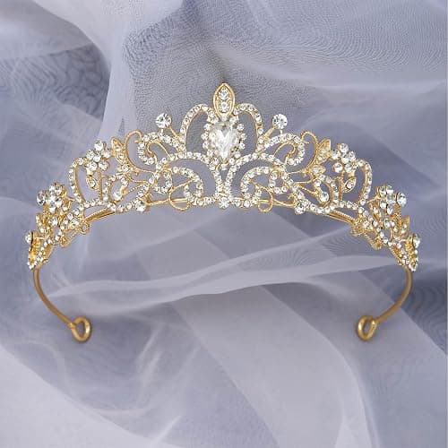 CIEHER Tiara Crowns for Women & Girls - Bridal, Wedding, Prom, Quinceanera, Birthday & Christmas Crown Gifts thumbnail 2