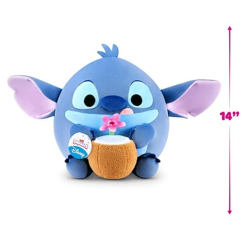 Snackles Disney 14-inch Plush (Stitch) by ZURU, Plush with Snack Accessory thumbnail 3