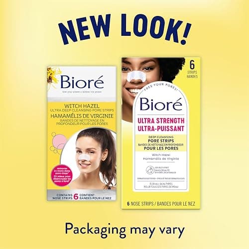 Bioré Ultra Deep Cleansing Pore Strips for Instant Pore Unclogging and Blackhead Removal (6 Count) thumbnail 8