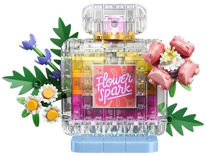 Lego Creator 31383 Perfume Bottle: Flower Crush Toy, Birthday Gift, Blocks, Girls, Boys, Kids, 8 Years Old, 9 Years Old, 10 Years Old, Elementary School, Bouquet, Artificial Flowers, Decoration thumbnail 3