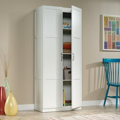 Sauder Select Storage Cabinet/ Pantry cabinets, White finish thumbnail 2
