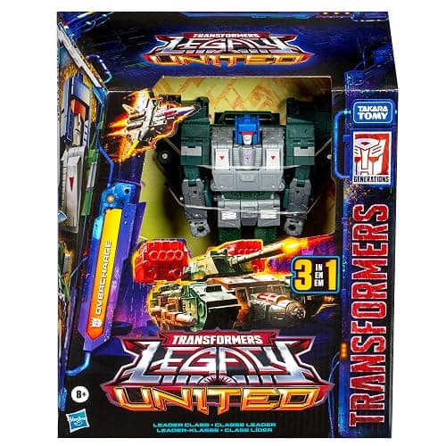 Transformers Legacy United Leader Class Overcharge, 7.5-inch Converting Action Figure, for Boys and Girls Ages 8+ | Transformers Legacy United 8 Inch Action Figure Leader Class (2025 Wave 1) - Overcharge thumbnail 5