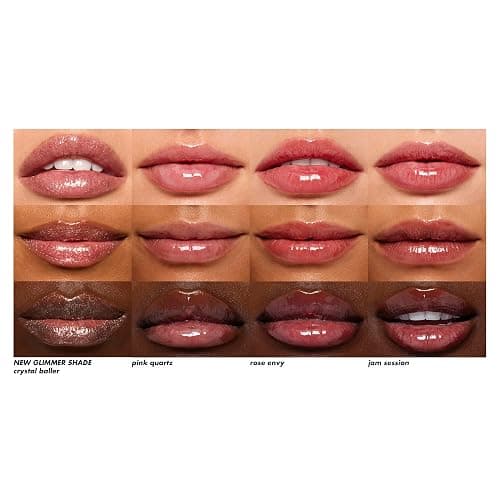 e.l.f. Glow Reviver Quad Goals Lip Oil Kit, 4 Shades: Pink Quartz, Rose Envy, Jam Session, Crystal Baller, Hydrating Formula, Sheer Colour, Vegan & Cruelty-Free thumbnail 4