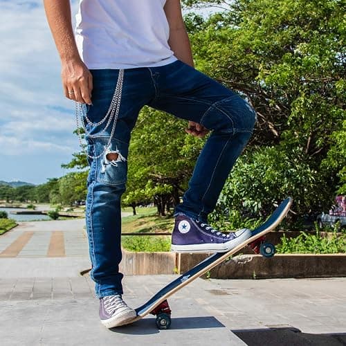 Wisdompro Pants Chain, Heavy Duty Belt Loop Chain Hip Hop Punk Trousers Jeans Chains with Lobster Clasps for Men and Women thumbnail 6