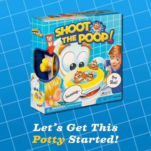 Brybelly Shoot The Poop – The Original Talking Toilet Game for Kids & Families – Funny Fast-Action Poop-Launching Game with Sounds & Silly Humor for Ages 4+ thumbnail 7