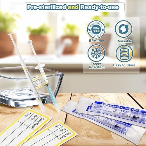 1ml Syringes Colostrum Syringe With Caps No Needle Syringe 20ml 30ml Measuring Cups for Refilling and Measuring Liquids, Colostrum Harvesting, Scientific Labs, Plant Watering, Pet Feeding (20) thumbnail 5