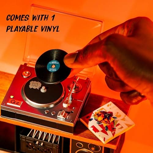 MGA's Miniverse Real Music Record Player Mini Collectibles, Mini Playable Record Player, Collectors, Gift, Beethoven thumbnail 3