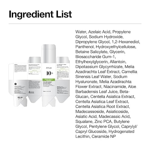 Anua Azelaic Acid 10 Hyaluron Redness Soothing Serum, Facial Serum for Troubled & Sensitive skin, Breakouts, Hyaluronic Acid, Niacinamide, Spot Care, Natural Color, Korean Skincare (30ml/ 1.01 fl oz.) thumbnail 9