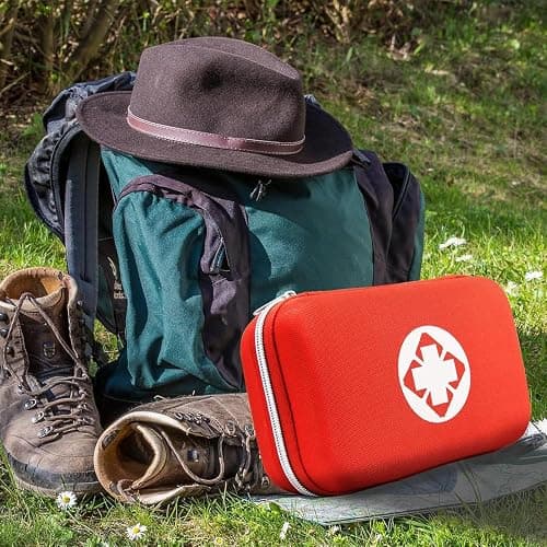 First Aid Kit 277PCS Car Home Camping Essentials Red Emergency Kit YIDERBO | School Supplies,Dorm Room Essentials,Survival Kit,Travel Essentials,Outdoor Adventure,Office Hiking Portable,Refill Supplies thumbnail 6