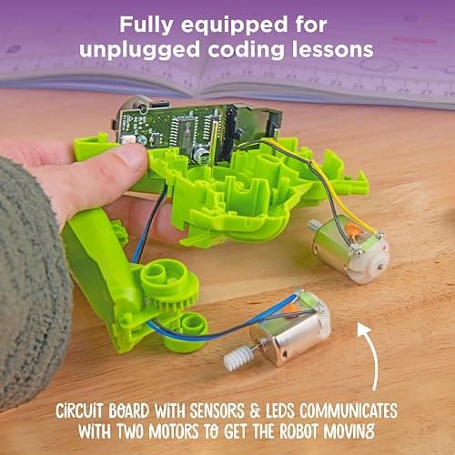Thames & Kosmos My Robotic Pet: Coding Chameleon STEM Building & Experiment Kit | Color-Sensing Coding Robot for Boys & Girls Ages 8+, Screen-Free Educational Fun, Robotic Reptile with 3 Play Modes thumbnail 5