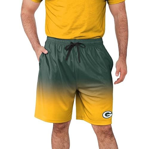 FOCO NFL Mens NFL Team Logo Game Ready Gradient Training Shorts thumbnail 2