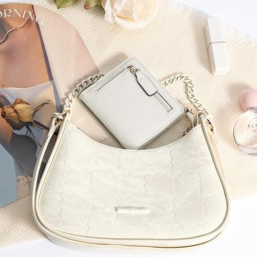 Gostwo Small Wallet for Women, Slim Bifold Credit Card Holder, Compact RFID Blocking Cash Wallet, Billfolds Thin Leather Zipper Pocket, Mini Wallet Gift for Ladies Teen Girls Travel with ID Window thumbnail 7