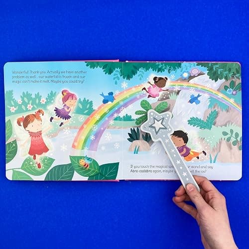 Wand Books: Fairy Magic: An Enchanting Interactive Board Book with a Magical Wand, Bringing Fairyland to Life with Glittering Sounds and Beautiful Artwork thumbnail 8