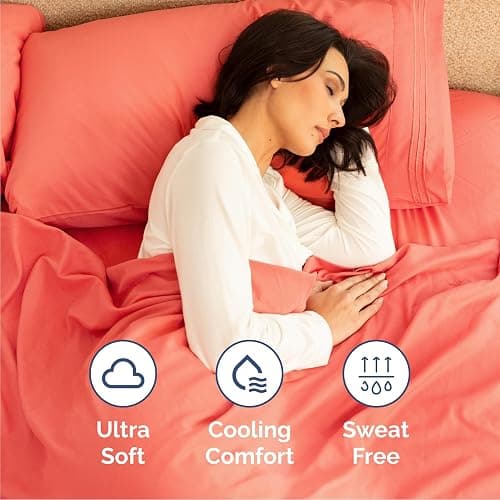 Queen Size 4 Piece Sheet Set - Comfy Breathable & Cooling Bed Sheets Set - Hotel Luxury Bedding for Women, Men, Kids & Teens - Deep Pockets, Easy Secure Fit, Soft and Wrinkle Free - Oeko-Tex - White - Queen - 01 - White thumbnail 5