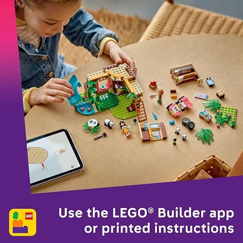 LEGO Friends Panda Sanctuary Animal Care Building Toy - Playset for Girls & Boys, Ages 7+ - Gift Idea for Birthdays - W/ 2 Minifigures & Panda Toys - 42648 thumbnail 6