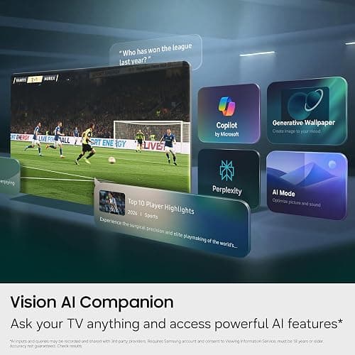 Samsung 43-Inch Class QN70H Series, Neo QLED Mini LED, 4K, Smart TV, 2026 | Samsung Vision AI, Quantum Mini LED, 100% Color Volume with Quantum Dot, NQ4 AI Processor, 4K Upscaling, Alexa Built-in thumbnail 11